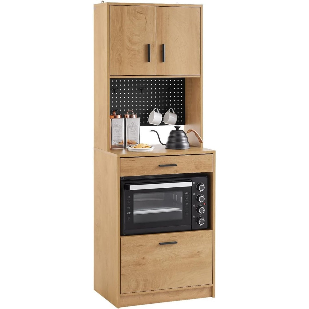 Buffet en acier marron esprit vintage