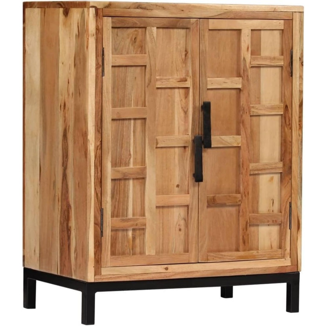 Style boheme buffet 2 portes marron