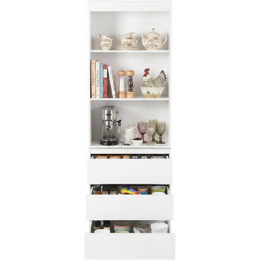 Buffet finition gris clair structure metallique