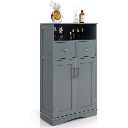 Meuble sur pied de rangement bleu