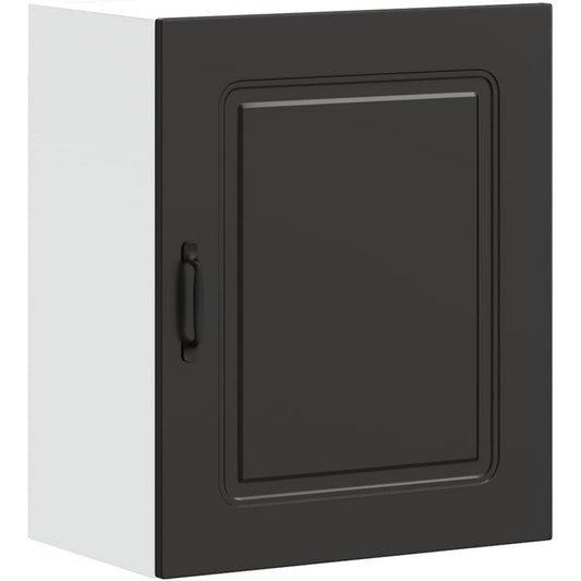 Style Contemporain, armoire colonne gris fonce (50 x 31 x 60 cm)