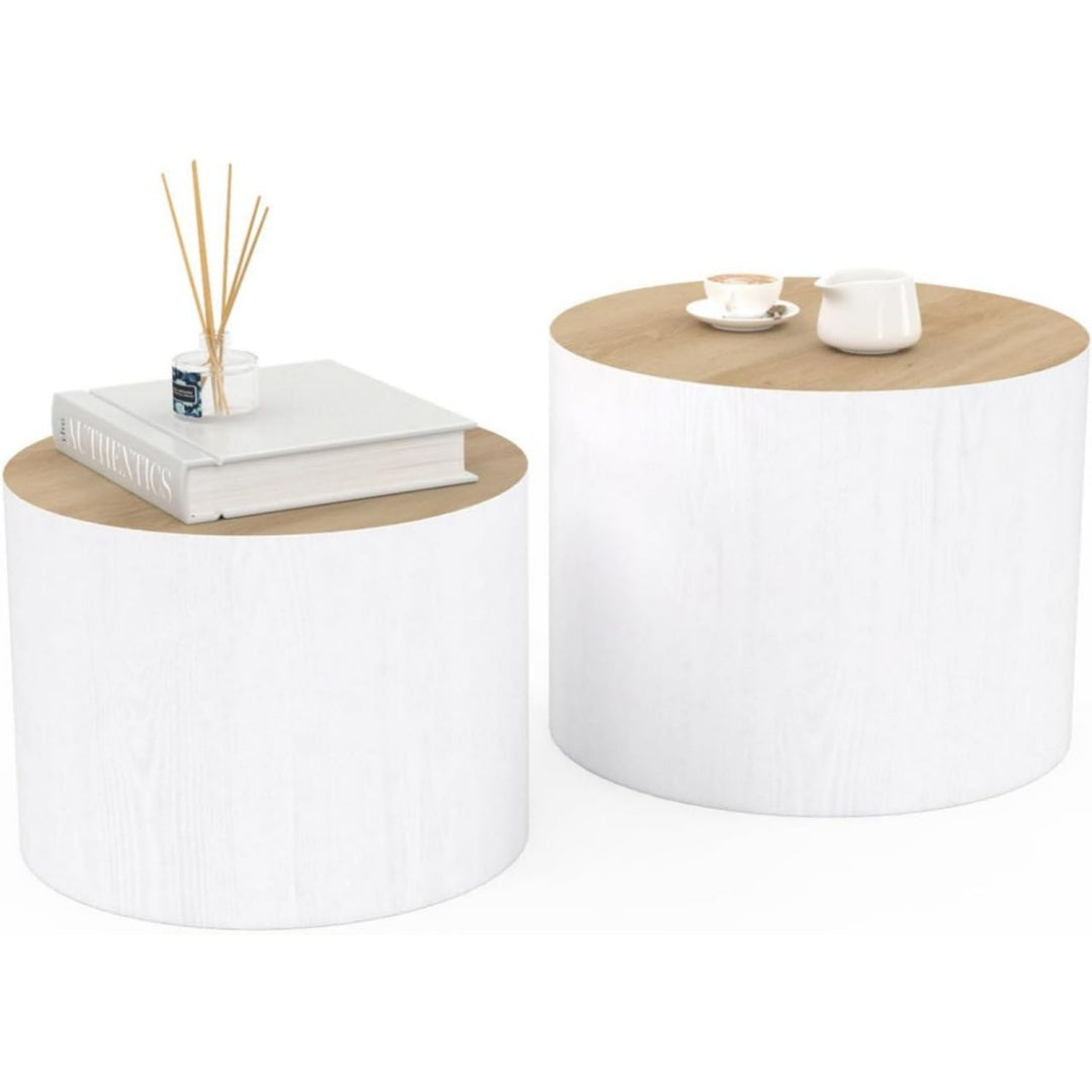 Bout de canape allure contemporaine gris clair