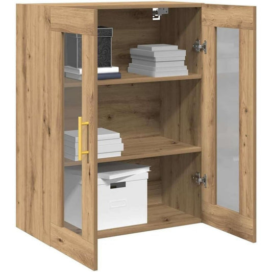 Organiser son interieur, plan mural marron en bois