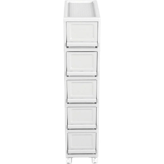 Chariot a tiroirs pratique gris clair