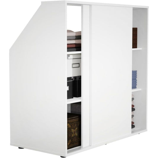 Armoire gris clair pour un rangement pratique