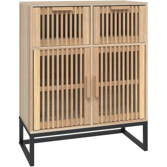 Touche Vintage, meuble de rangement marron en bois
