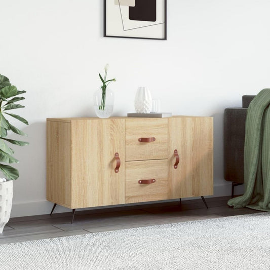 Buffet en chene et metal pour le bureau, 100 x 36 x 60 cm